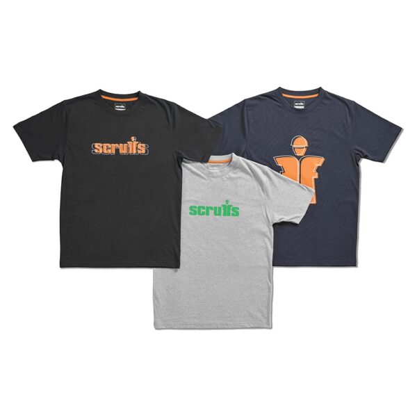Houghton Комплект Работни Тениски Scruffs